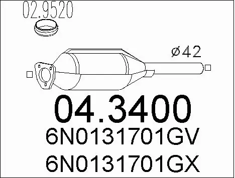 Catalytic Converter (04.3400)