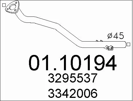 Exhaust Pipe (01.10194)