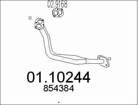 Exhaust Pipe (01.10244)