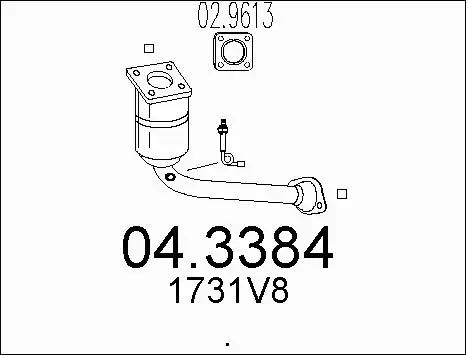 Catalytic Converter (04.3384)
