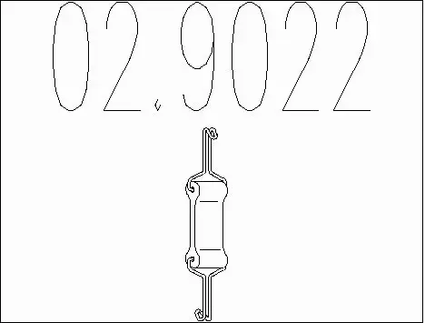 Rubber Buffer, muffler (02.9022)
