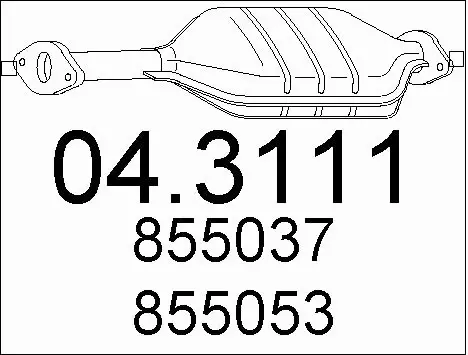 Catalytic Converter (04.3111)