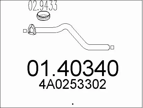 Exhaust Pipe (01.40340)