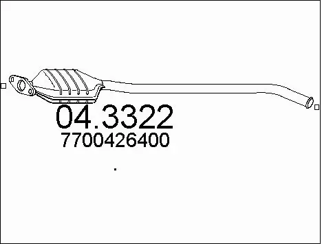 Catalytic Converter (04.3322)