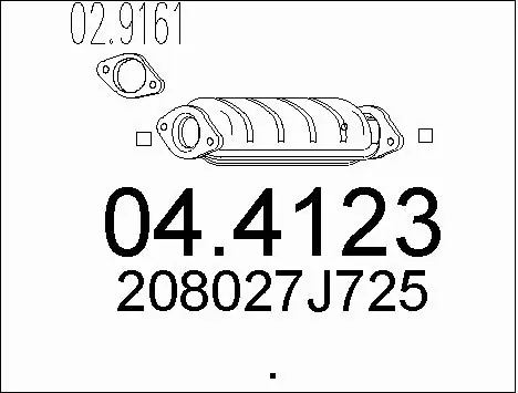 Catalytic Converter (04.4123)