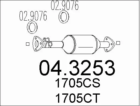 Catalytic Converter (04.3253)