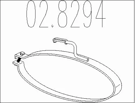 Pipe Connector, exhaust system (02.8294)