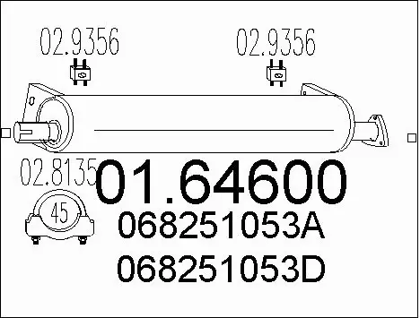 Rear Muffler (01.64600)