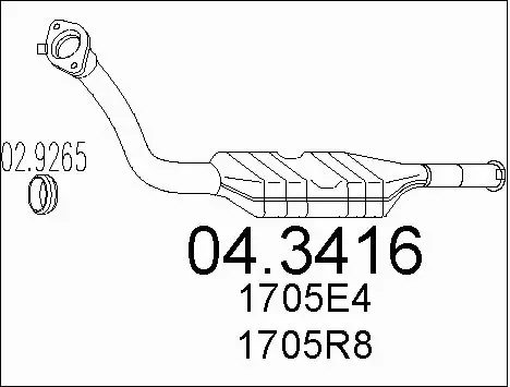 Catalytic Converter (04.3416)