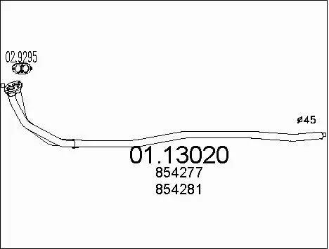 Exhaust Pipe (01.13020)