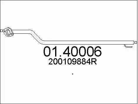 Exhaust Pipe (01.40006)