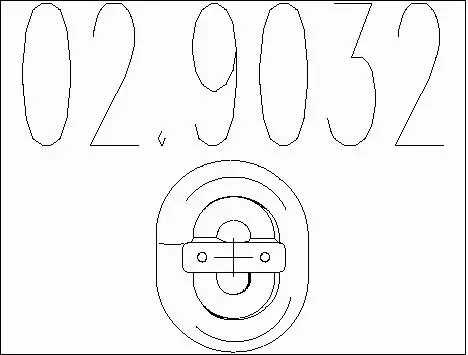 Rubber Buffer, muffler (02.9032)