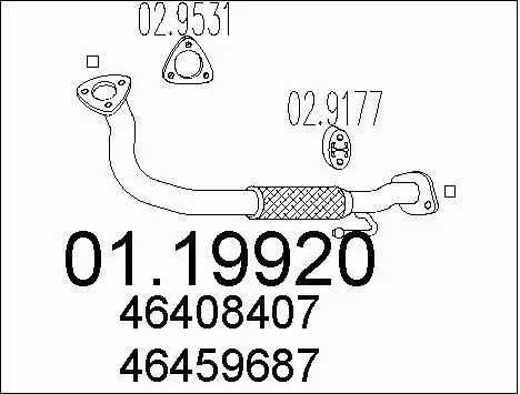 Exhaust Pipe (01.19920)