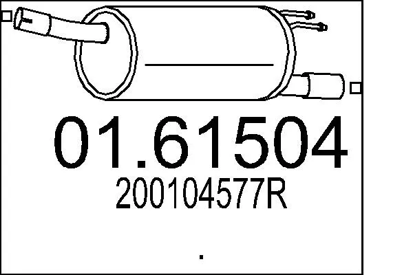 Rear Muffler (01.61504)