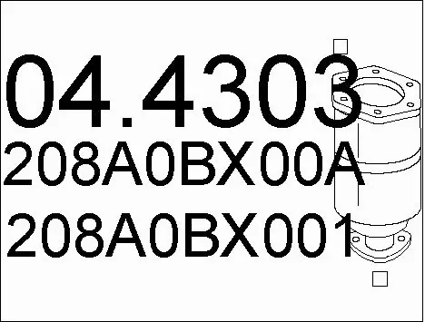 Catalytic Converter (04.4303)
