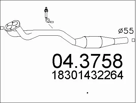 Catalytic Converter (04.3758)