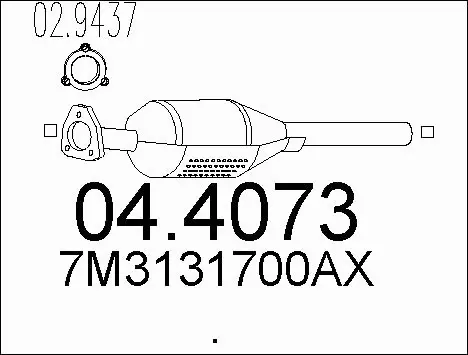 Catalytic Converter (04.4073)