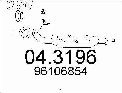 Catalytic Converter (04.3196)