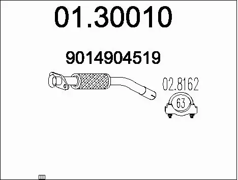 Exhaust Pipe (01.30010)