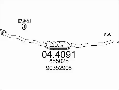 Catalytic Converter (04.4091)
