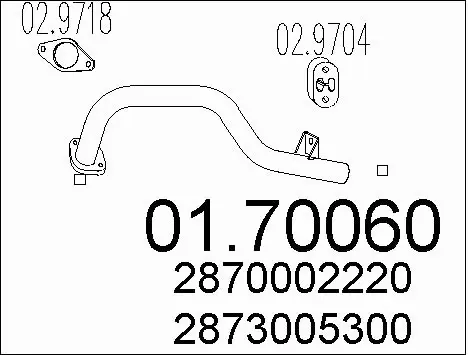 Exhaust Pipe (01.70060)