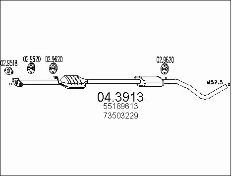 Catalytic Converter (04.3913)