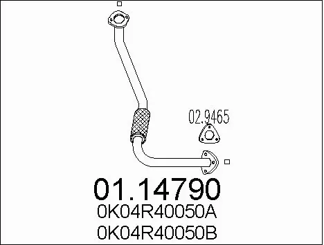 Exhaust Pipe (01.14790)