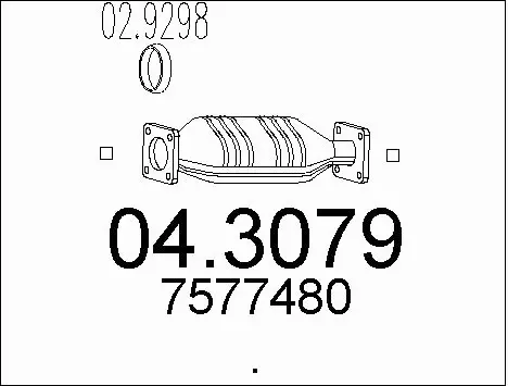 Catalytic Converter (04.3079)