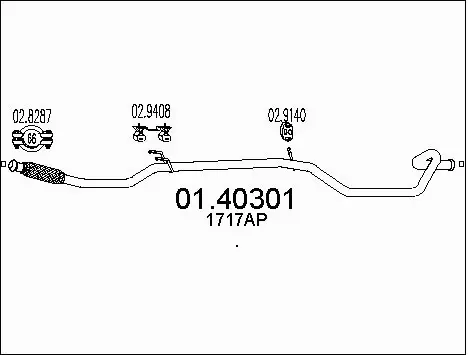 Exhaust Pipe (01.40301)