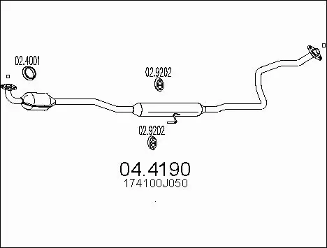 Catalytic Converter (04.4190)
