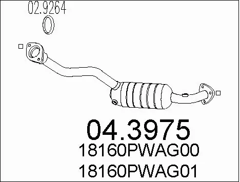 Catalytic Converter (04.3975)