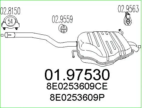 Rear Muffler (01.97530)