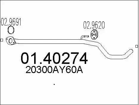 Exhaust Pipe (01.40274)