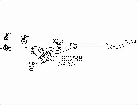 Rear Muffler (01.60238)