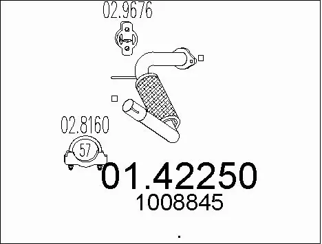 Exhaust Pipe (01.42250)