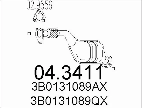 Catalytic Converter (04.3411)
