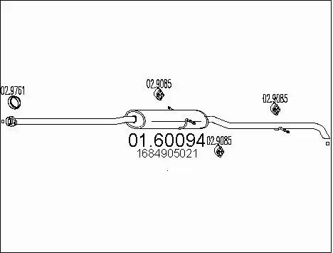 Rear Muffler (01.60094)