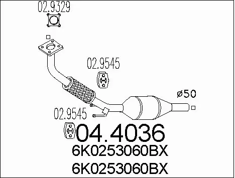 Catalytic Converter (04.4036)