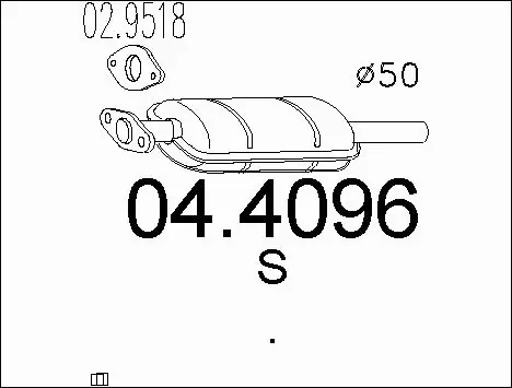 Catalytic Converter (04.4096)
