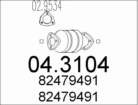 Catalytic Converter (04.3104)