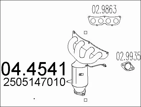 Catalytic Converter (04.4541)