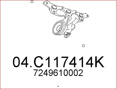 Exhaust Pipe (04.C117414K)