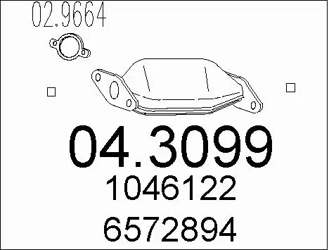 Catalytic Converter (04.3099)