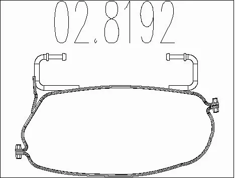 Pipe Connector, exhaust system (02.8192)