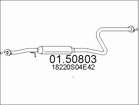 Centre Muffler (01.50803)