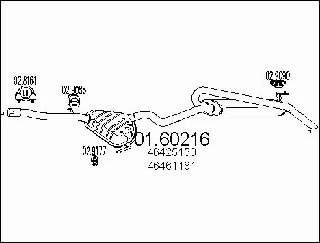 Rear Muffler (01.60216)