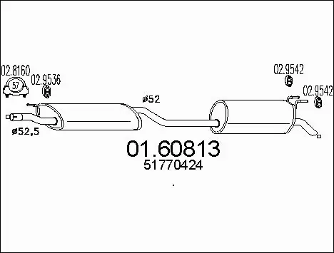 Rear Muffler (01.60813)