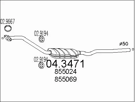 Catalytic Converter (04.3471)