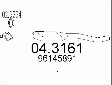 Catalytic Converter (04.3161)