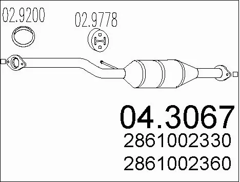 Catalytic Converter (04.3067)